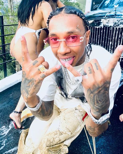 tyga nudes|Tyga Lets It All Hang Out: Rapper’s Nude Vacation Snap